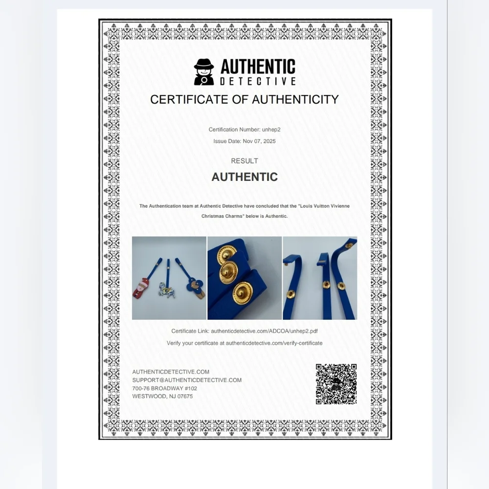 Louis Vuitton Vivienne Christmas Carousel Charm Authenticated Holiday NIP COA - Picture 6 of 6